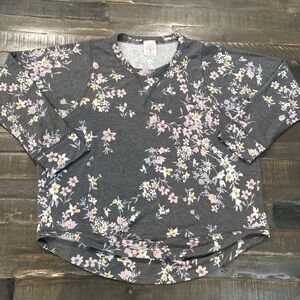 Silver Icing Christie Floral Long Sleeve NWOT